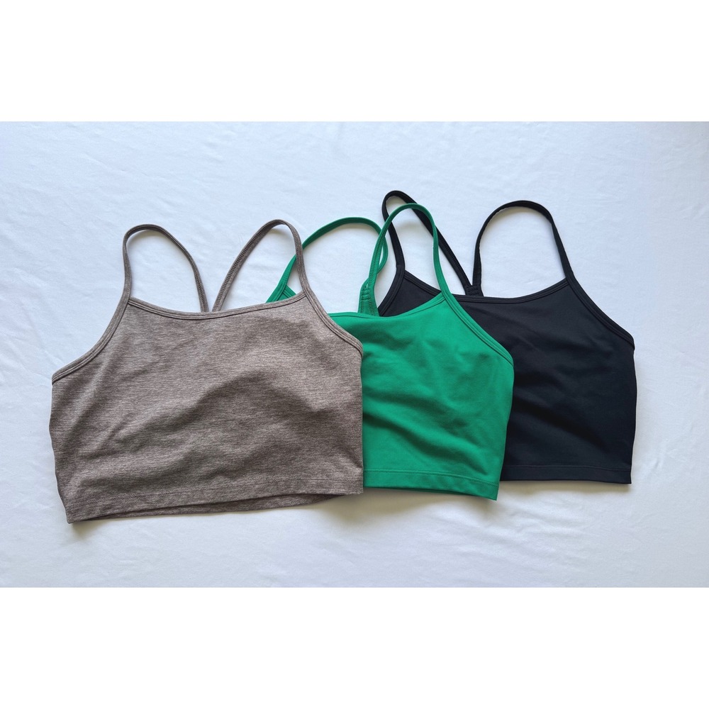 Lot of 3 Offline by Aerie Recharge Longline Racerback Sports Bra Crop Top SM - Picture 2 of 16
